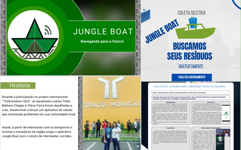 Aplicativo Jungle Boat